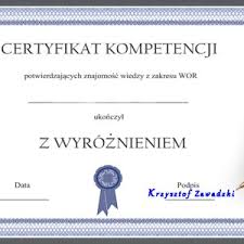 Druk certyfikatów Warszawa